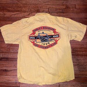 1999 Harley Davidson York PA assembly plant button-down